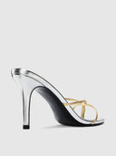 Sicilian Slipper - Gold & Silver - FEMME LA