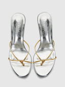 Sicilian Slipper - Gold & Silver - FEMME LA