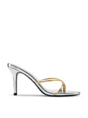 Sicilian Slipper - Gold & Silver - FEMME LA