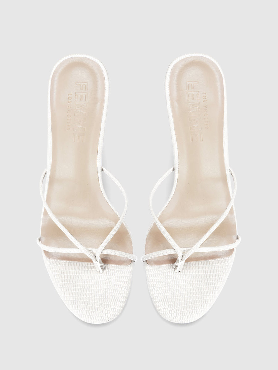 Sicilian Slipper - Leche - FEMME LA