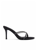 Sicilian Slipper - Noir Crystal - FEMME LA