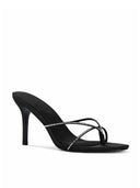 Sicilian Slipper - Noir Crystal - FEMME LA