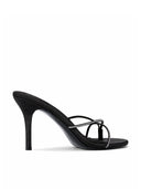 Sicilian Slipper - Noir Crystal - FEMME LA