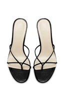 Sicilian Slipper - Noir - FEMME LA
