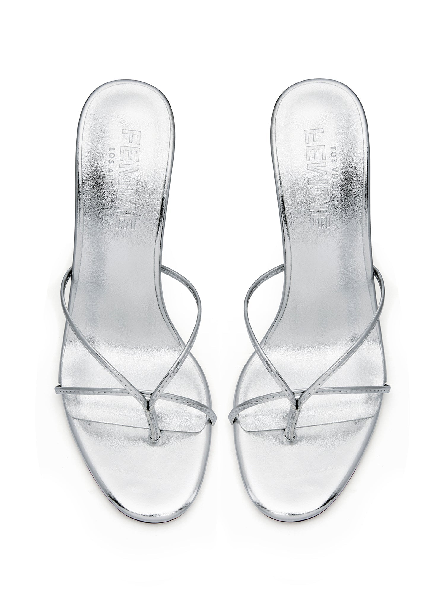 Sicilian Slipper - Platinum | FEMME LA