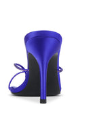 Sicilian Slipper - Purple Crystal Satin - FEMME LA