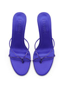 Sicilian Slipper - Purple Crystal Satin - FEMME LA