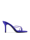 Sicilian Slipper - Purple Crystal Satin - FEMME LA