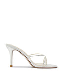 Sicilian Slipper - White Crystal - FEMME LA