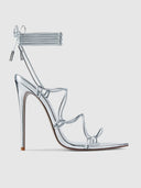 Sin Lace Up - Plata - FEMME LA