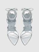 Sin Lace Up - Plata - FEMME LA