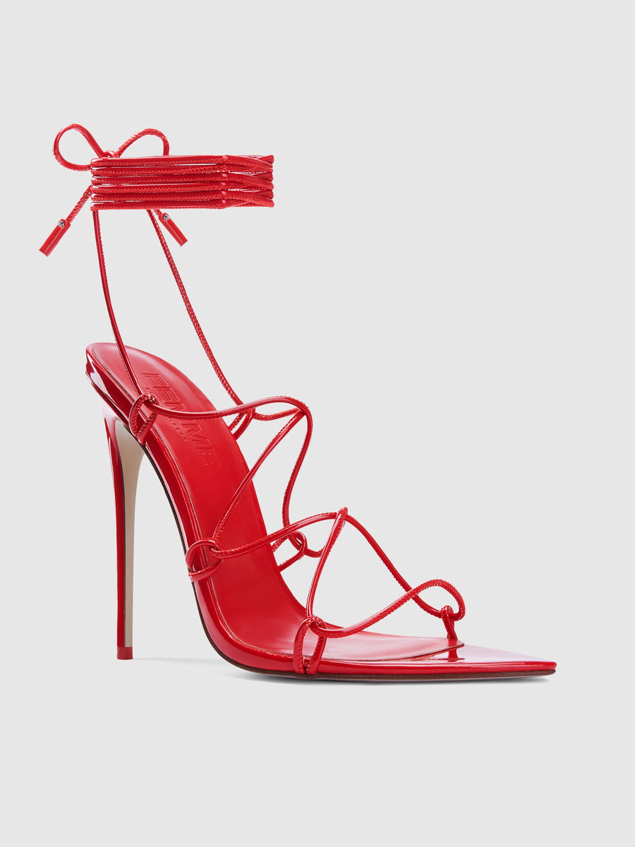 Sin Lace Up - Rouge - FEMME LA