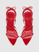 Sin Lace Up - Rouge - FEMME LA