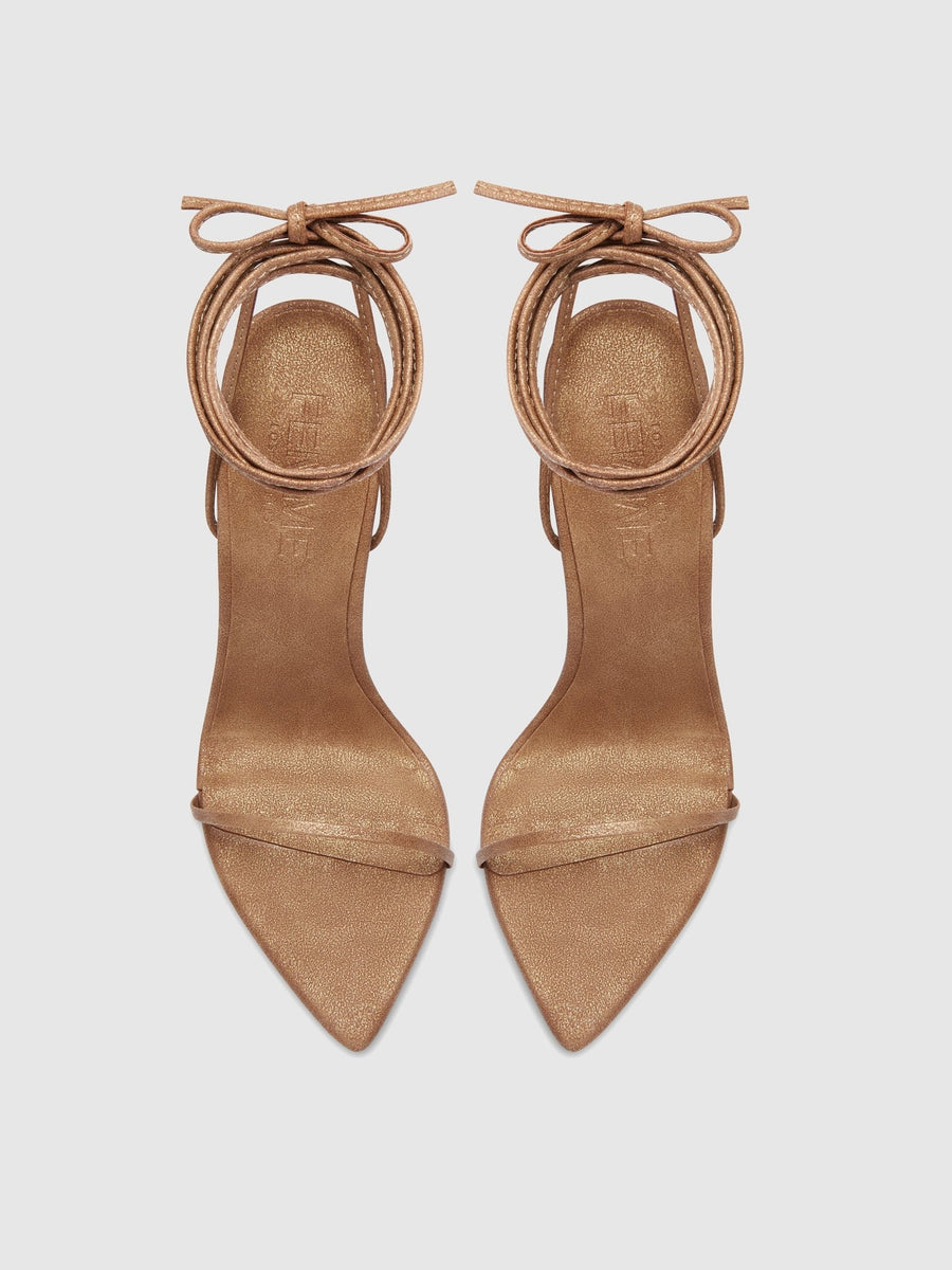 Soleil Lace Up - Glazed Camel - FEMME LA