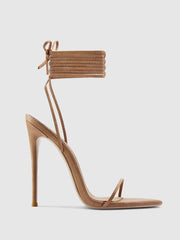 Soleil Lace Up - Glazed Camel - FEMME LA