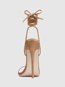 Soleil Lace Up - Glazed Camel - FEMME LA