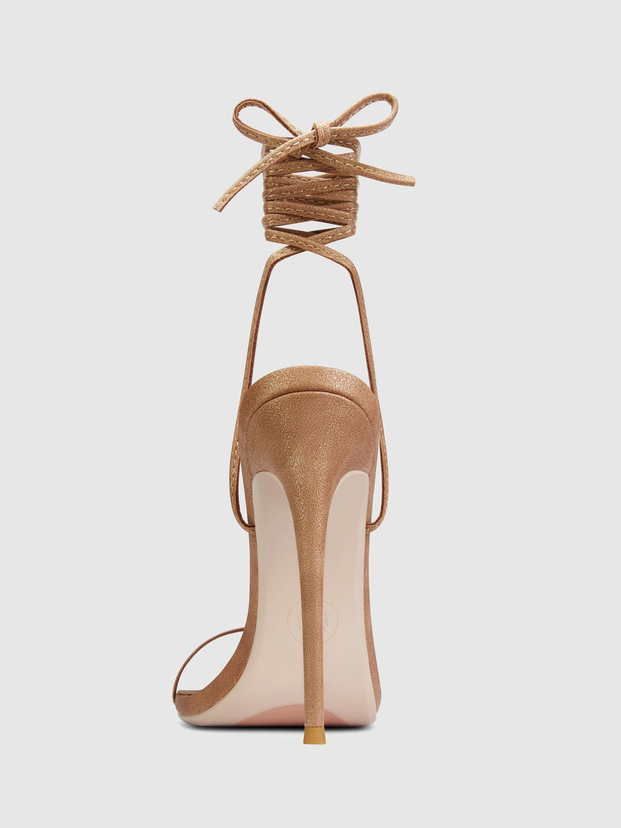 Soleil Lace Up - Glazed Camel - FEMME LA