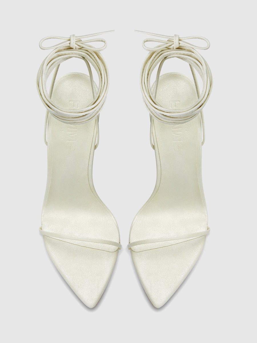 Soleil Lace Up - Glazed Cream - FEMME LA