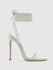 Soleil Lace Up - Glazed Cream - FEMME LA