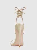 Soleil Lace Up - Glazed Tan - FEMME LA