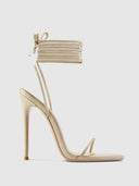 Soleil Lace Up - Glazed Tan - FEMME LA