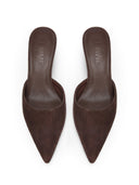 St. Honore Slipper - Suede Coco - FEMME LA