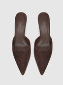 St. Honore Slipper - Suede Coco - FEMME LA