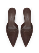 St. Honore Slipper - Suede Coco - FEMME LA
