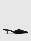 St. Honore Slipper - Suede Noir - FEMME LA