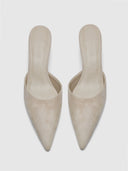 St. Honore Slipper - Suede Sand - FEMME LA