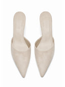 St. Honore Slipper - Suede Sand - FEMME LA