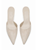 St. Honore Slipper - Suede Sand - FEMME LA