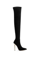 T11 Boot - Black Suede - FEMME LA