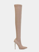 T11 Boot - Nude Suede - FEMME LA