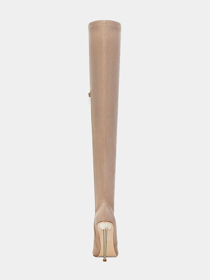 T11 Boot - Nude Suede | FEMME LA