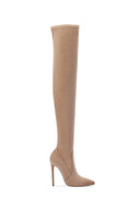 T21 Boot - Nude Suede - FEMME LA