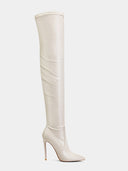 T21 Stretch Boot - Cream - FEMME LA