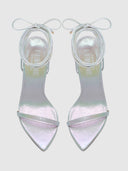 The London Lace - Up Pearl - FEMME LA