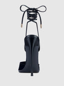 The Luisa Lace Up - Nero - FEMME LA