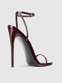 The Necessary Sandal - Burgundy - FEMME LA