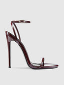 The Necessary Sandal - Burgundy - FEMME LA