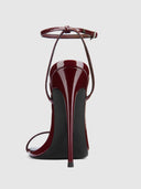 The Necessary Sandal - Burgundy - FEMME LA