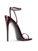 The Necessary Sandal - Burgundy - FEMME LA