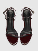 The Necessary Sandal - Burgundy - FEMME LA