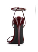 The Necessary Sandal - Burgundy - FEMME LA