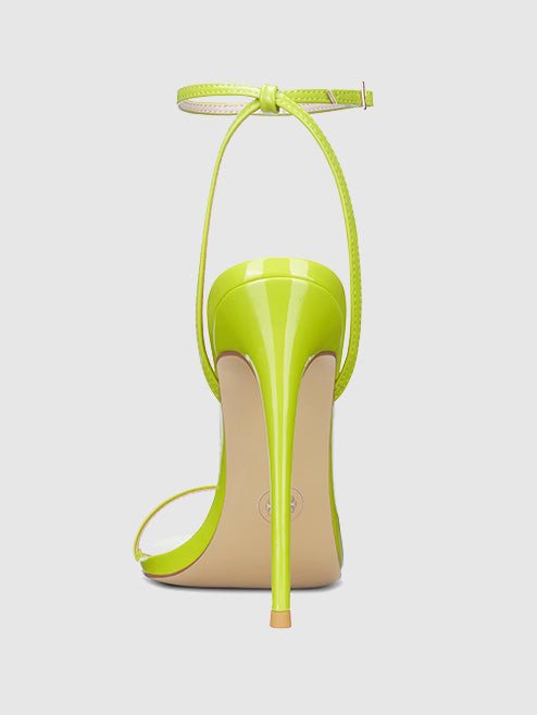 The Necessary Sandal - Lime | FEMME LA