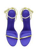 The Necessary Sandal - Purple / Chartreuse / Brown (Tricolor) - FEMME LA