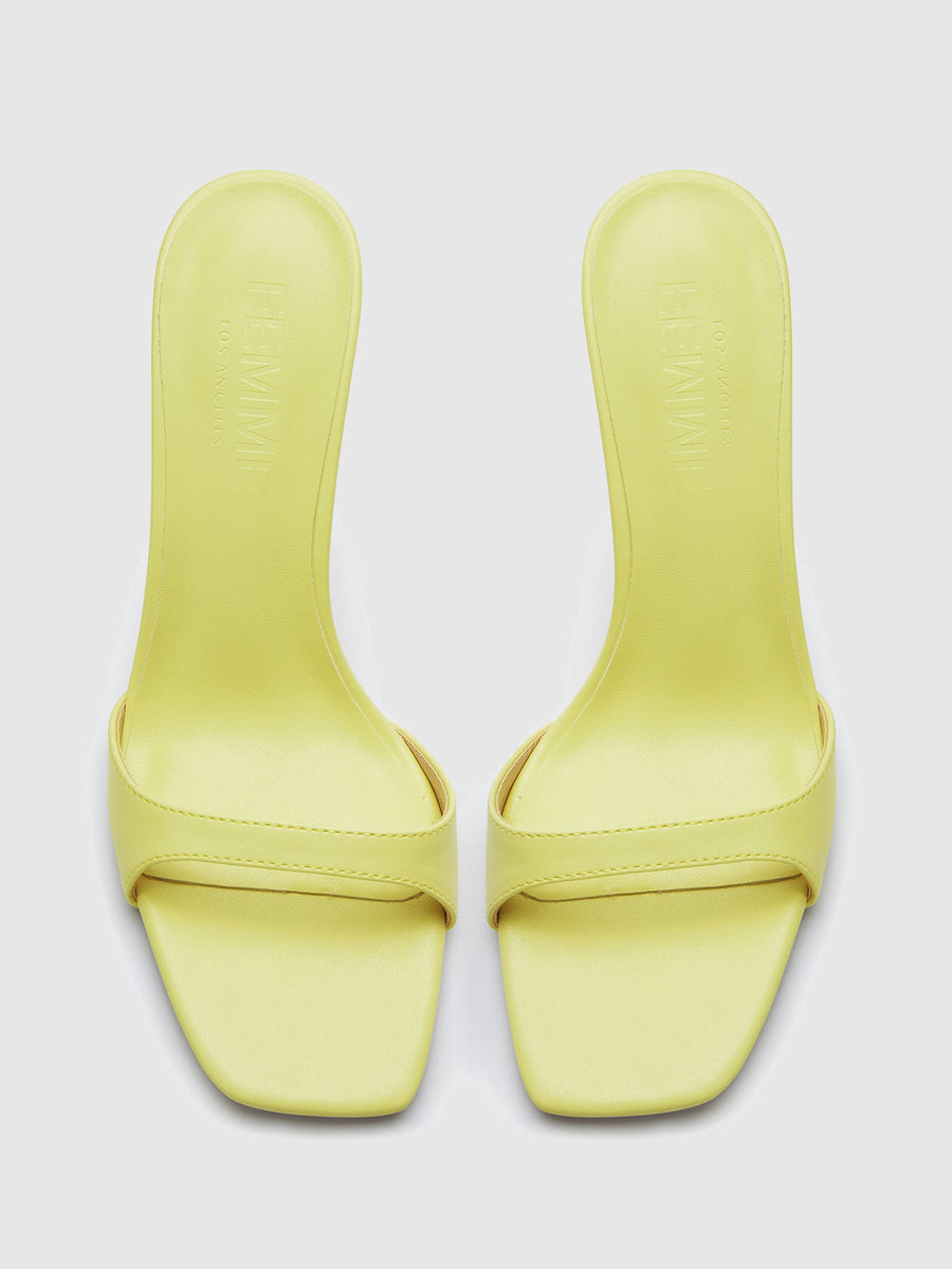 The Rue Slipper - Baby Yellow - FEMME LA