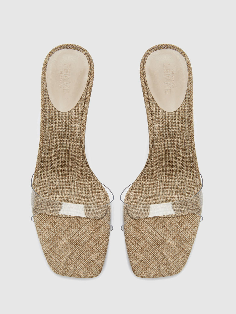 The Rue Slipper - Tweed - FEMME LA