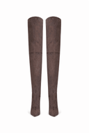 The Scorpio Thigh High Boot - Suede Coco - FEMME LA